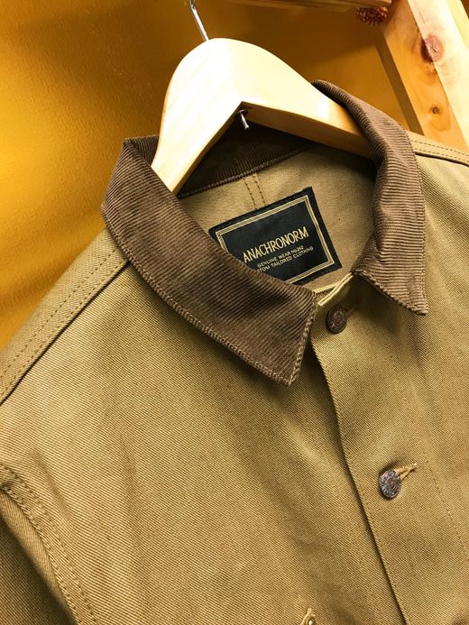 ANACHRONORM Twill Rail Road Jacket / khaki beige