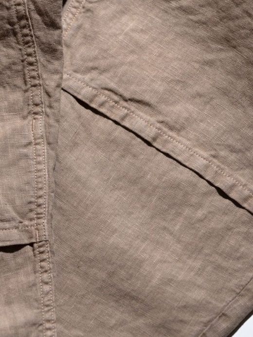 ANACHRONORM AN096 / LINEN TAPERED EASY PANTS / BEIGE
