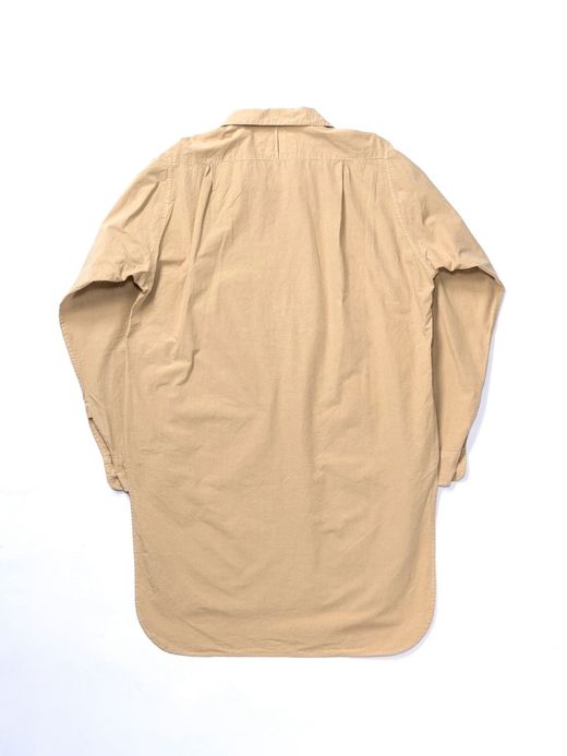 ANACHRONORM AN017 / BOAT NECK LONG SHIRT / LIGHT BEIGE
