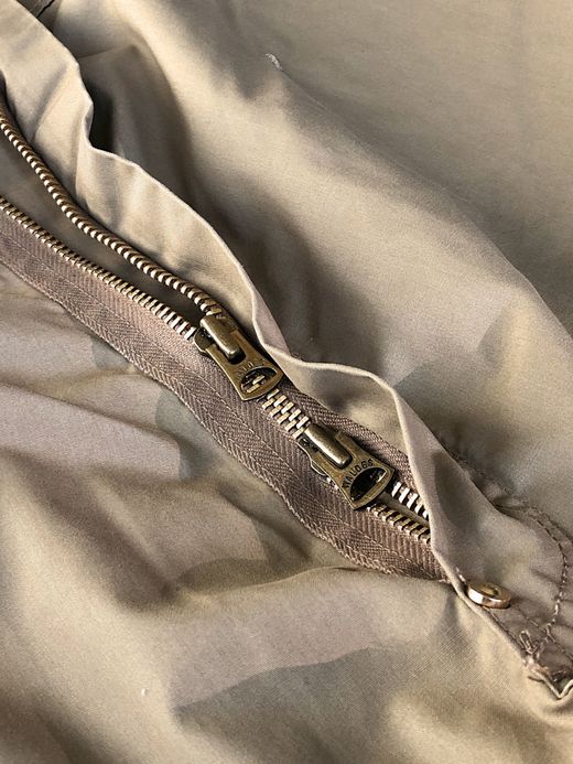 ANACHRONORM AN025 / TAPERED OVERALLS / BEIGE