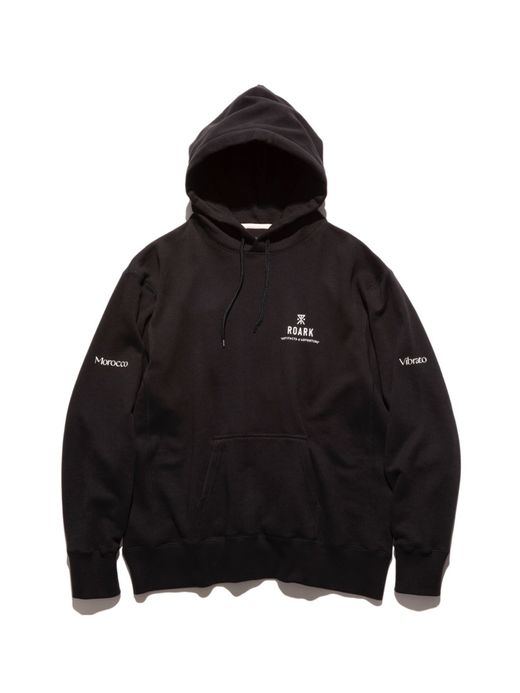 ROARK REVIVAL RSWJ703 / “Morocco Vibrato” P/O HOODED SWEAT / BLACK