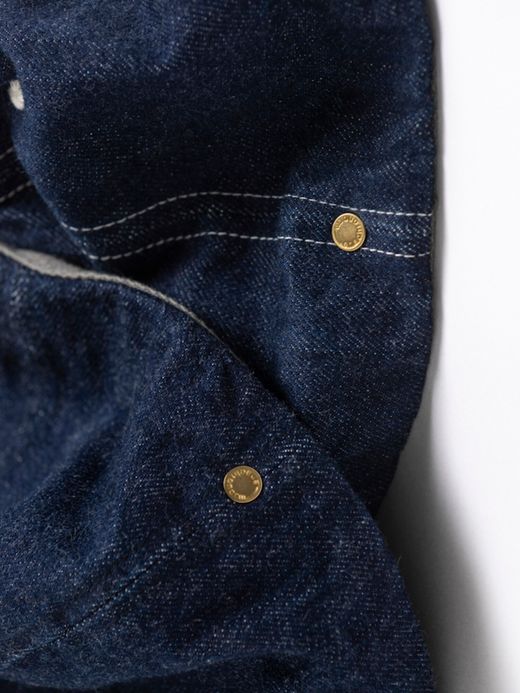 ANACHRONORM ANDC-074 / EMB DENIM BALL CAP / INDIGO×NAVYst