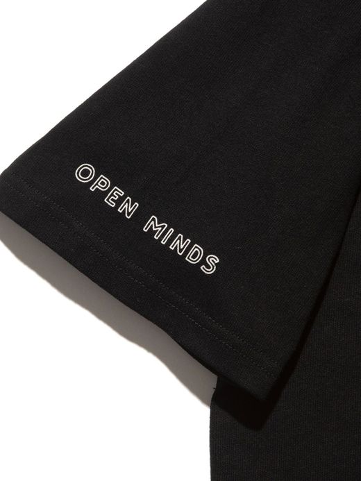 ROARK REVIVAL RTJC700 / "OPEN ROADS OPEN MINDS" TEE / BLACK
