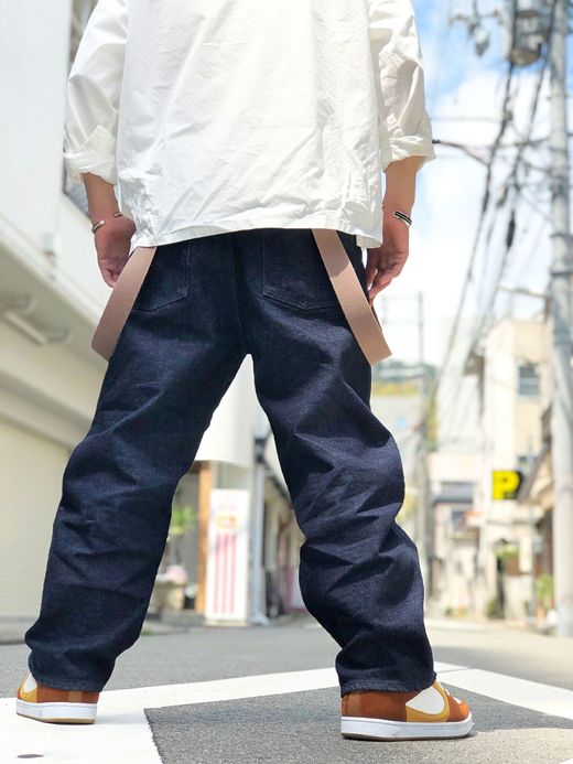 VOO Suspenders Thick 5P / indigo