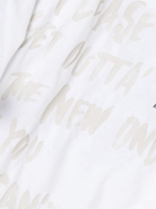 ANACHRONORM AN135 / STENCIL S/S T SHIRTS #1 / WHITE