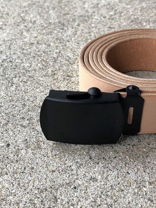 ANACHRONORM ANBB-030 / G-I BELT 25mm / NATURAL×BLACK