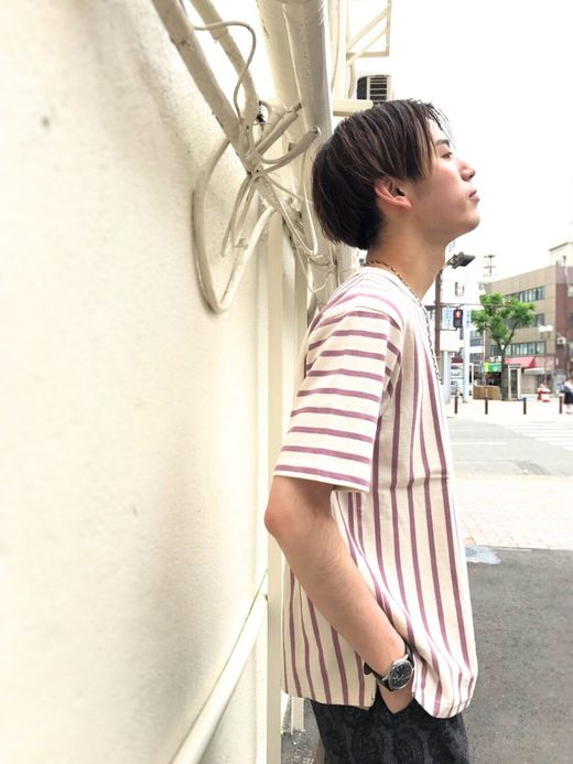 VOO Tricky Tee / natural×lavender