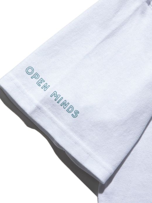 ROARK REVIVAL RTJC700 / "OPEN ROADS OPEN MINDS" TEE / WHITE