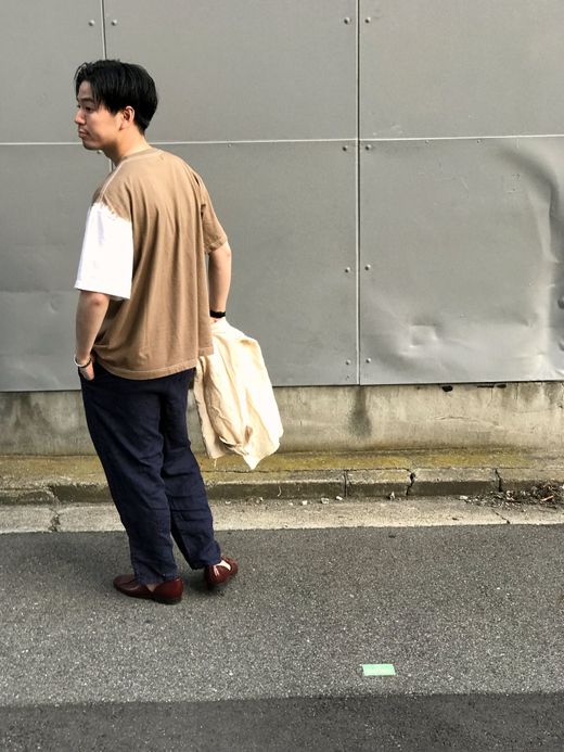  MP-20SP015 / VENICE LINEN JACQUARD PANTS / ネイビー