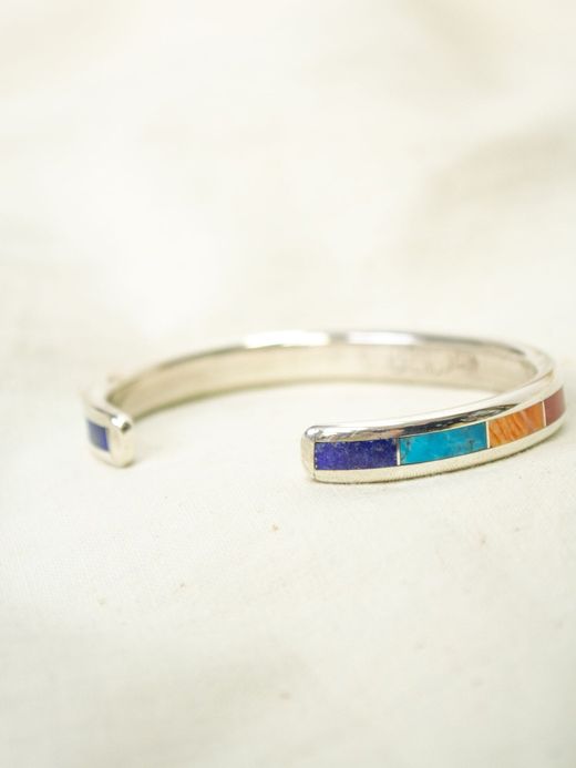 Indian Jewelry LARRY LORETTO INLAY BANGLE / TYPE J