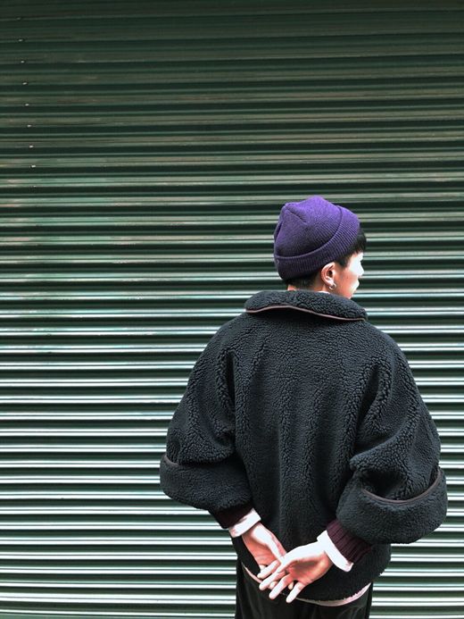 ALDIES Bonds Short Coat / black