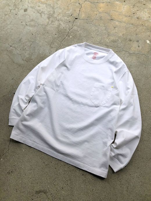 ANACHRONORM NM-TS04 / STANDARD HEAVY WEIGHT L/S  T-S / WHITE