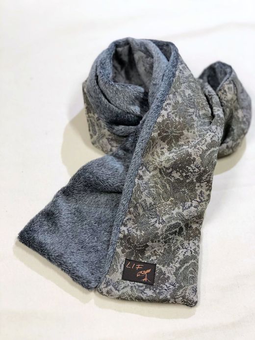 VOO LIF-054 / 3FACE GOBELIN STOLE / GRAY COMBO