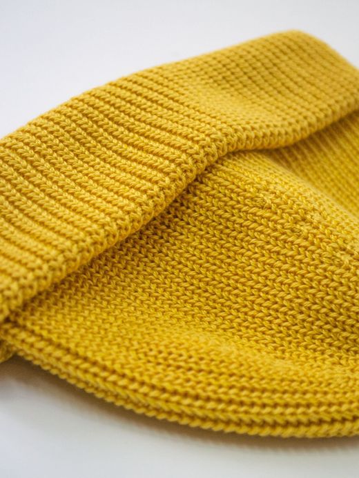 THE UNION TCH00116 / THE ROUGH KNIT CAP / YELLOW