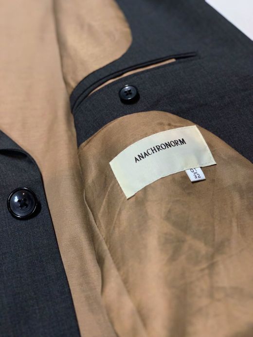 ANACHRONORM AN051 / TAILORED EASY JACKET / HEATHER GRAY