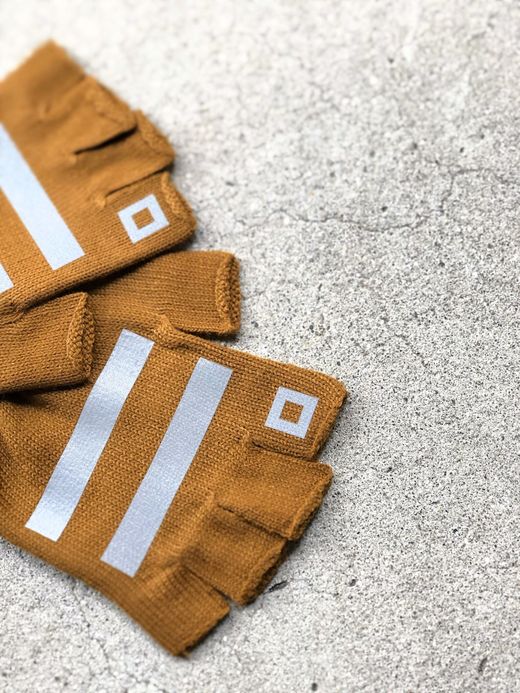 ROTOTO R5014 / REFLECTIVE SAFETY GLOVE / BROWN