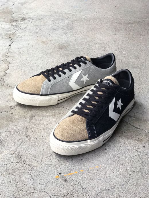 CONVERSE SKATEBOARDING 34200431 / PRORIDE SK OX + / BLACK/BEIGE/GRAY