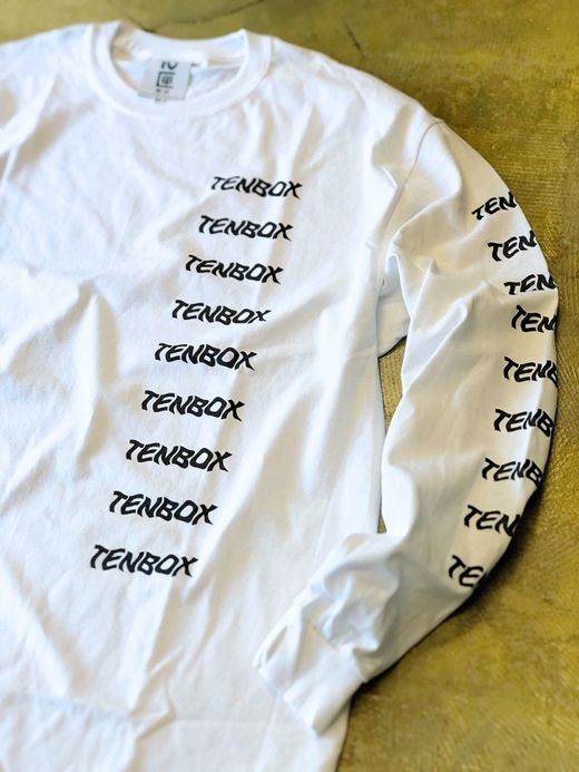 TENBOX T TENBOX LOGO L/S / WHITE