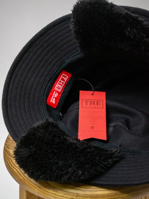 THE UNION TCH00113 / DAD BUCKET w/EAR WARMER / BLACK