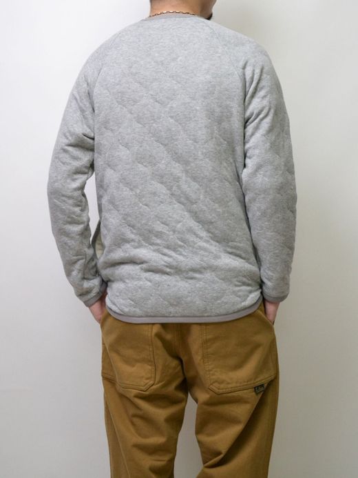 Spinner Bait 1022MK / ミリタリーキルトクループルオーバー / ライトグレー