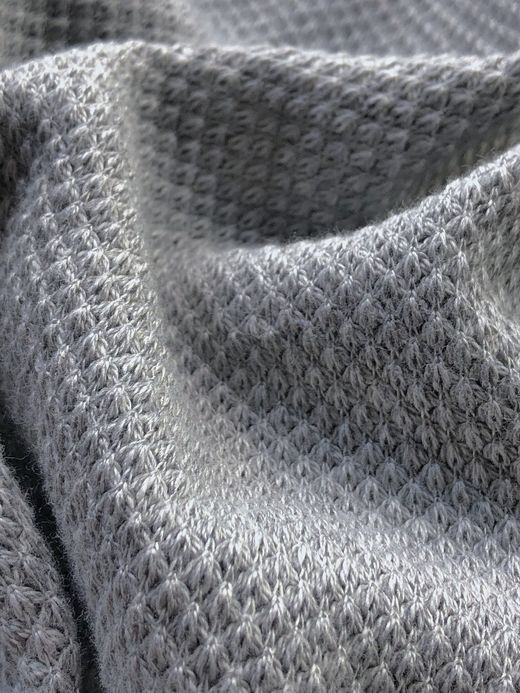 Spinner Bait 212LK / ローゲージストレッチカノコWフェイスカーディガン / トップグレー