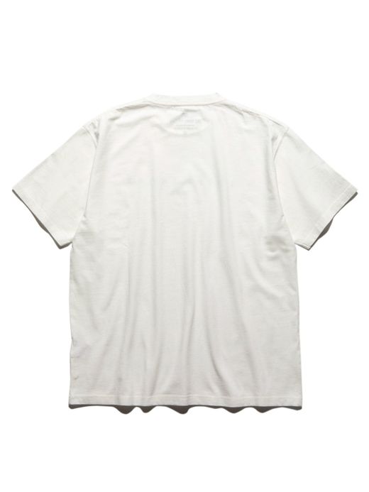 ROARK REVIVAL RTJD622 / "TRIPLONGER" TEE / WHITE