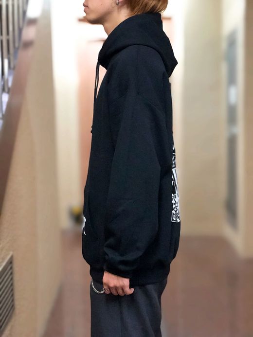 TENBOX TEAGUE MUIR HOODIE / BLACK
