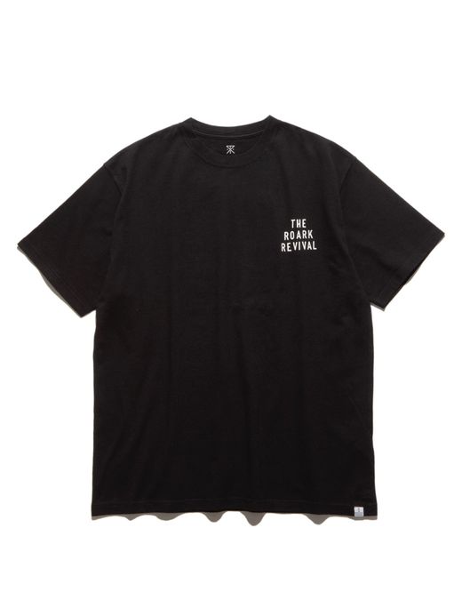 ROARK REVIVAL RTJD601 / "COMPANY OF WAYWARD" TEE / BLACK