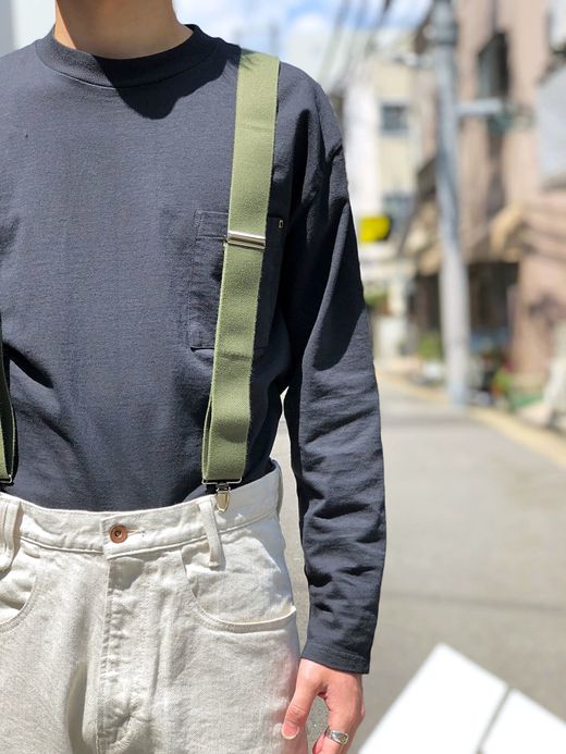 VOO Suspenders Thick 5P / oatmeal