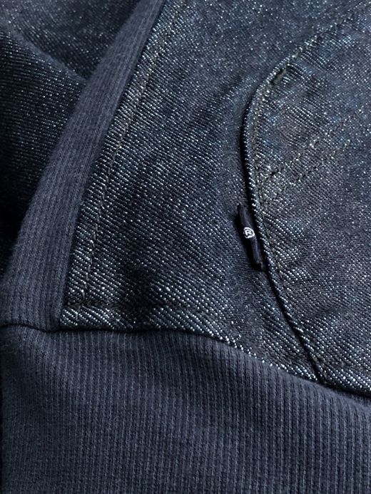 THE UNION TBO00005 / DENIM PULLOVER HOOD / BLUE DENIM