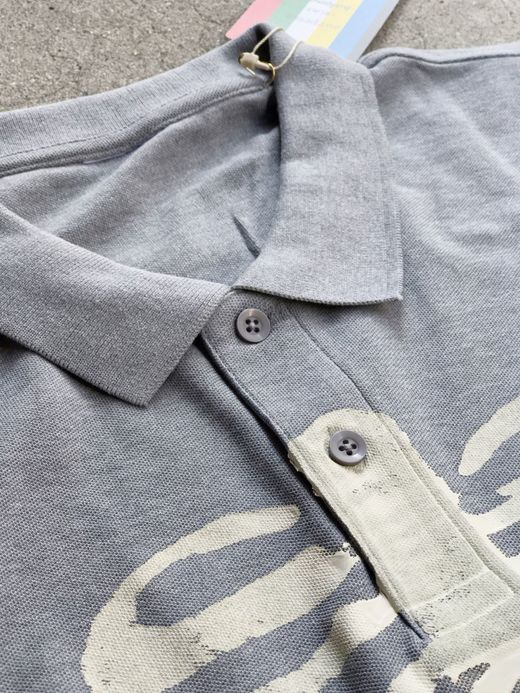 VOO VOO-1002 / RIB POLO / MIX GRAY