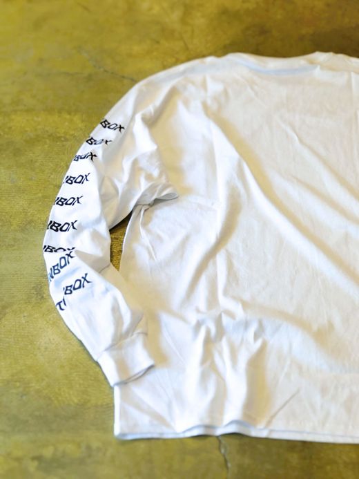 TENBOX T TENBOX LOGO L/S / WHITE
