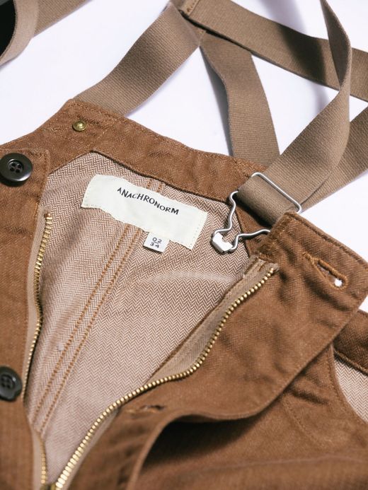ANACHRONORM AN036 / DECK OVER PANTS / BROWN