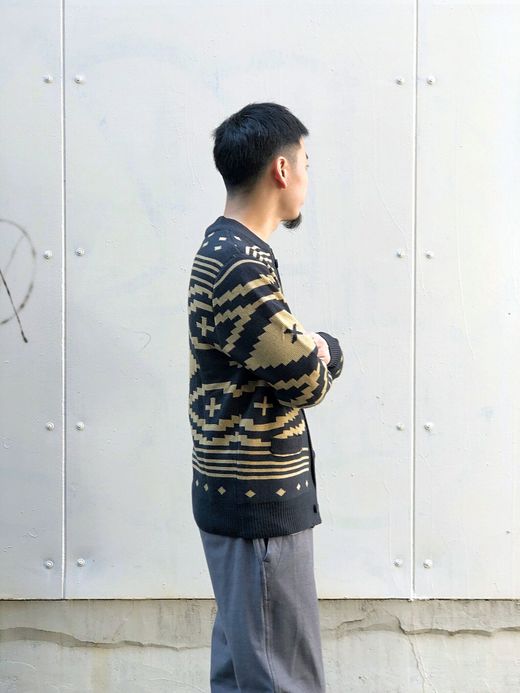 ROARK REVIVAL RSW125 / MUNRO CARDIGAN / NAVY