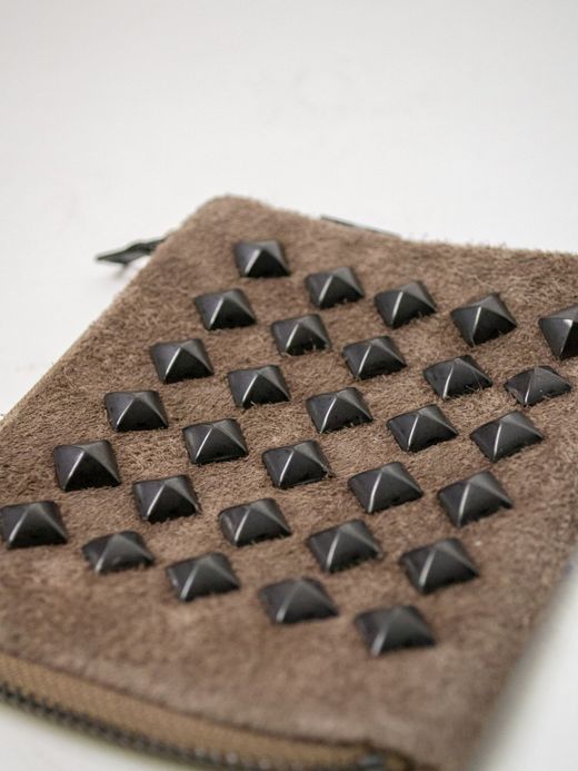 THE UNION TCL00083 / STUDS HALF WALLET / GREIGE