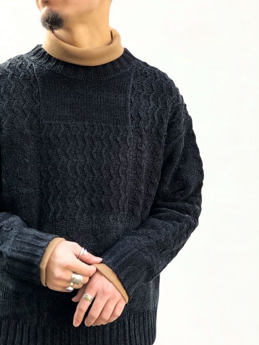 VOO VOO-885 / GOOD JQ KNIT / BLACK