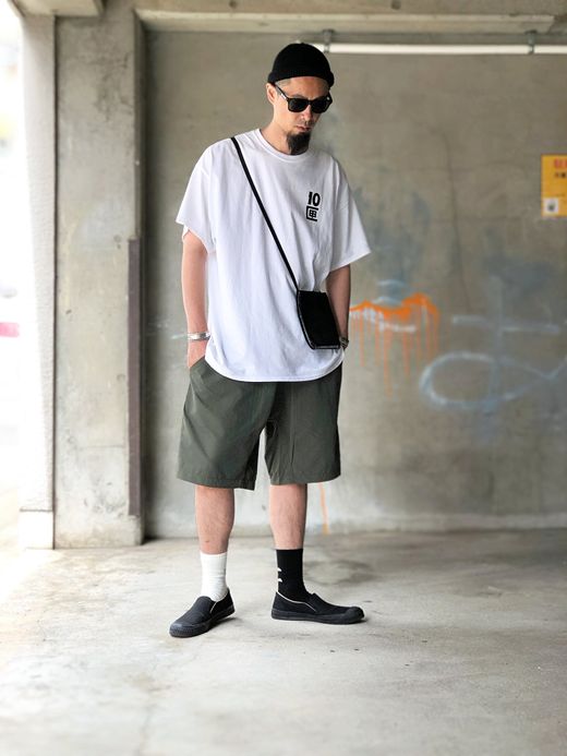 THE UNION TF00305 / EAZY NYLON SHORTS / OLIVE
