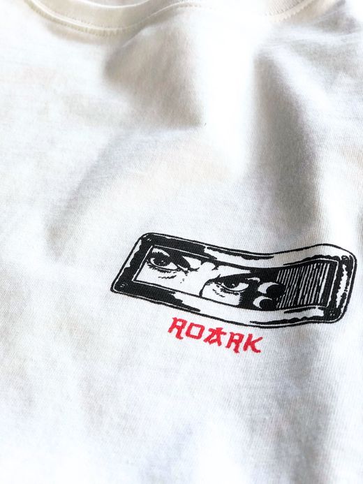 ROARK REVIVAL RLTJ501 / "HIGH STAKES, LOW LIVES" L/S TEE / WHITE