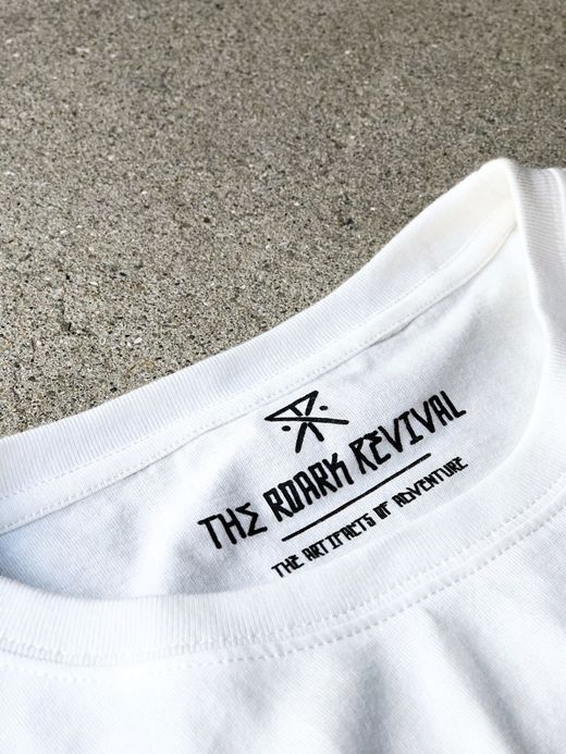 ROARK REVIVAL RLTJ504 / "H.K GALORE" L/S TEE / WHITE