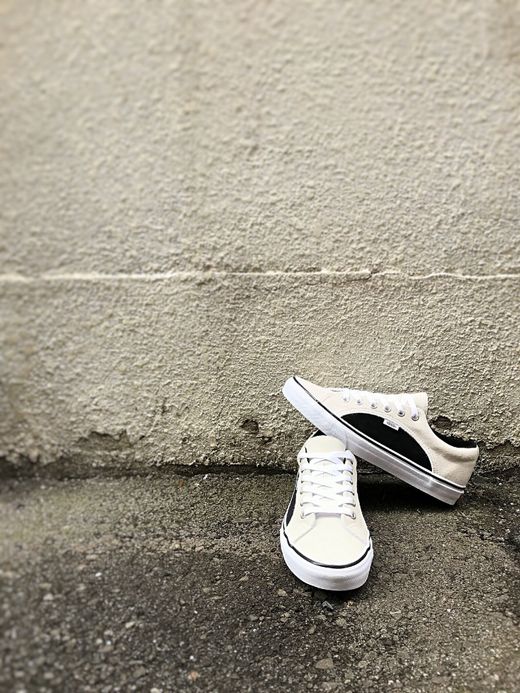 Vans Lampin(2-Tone Suede) / true white/black