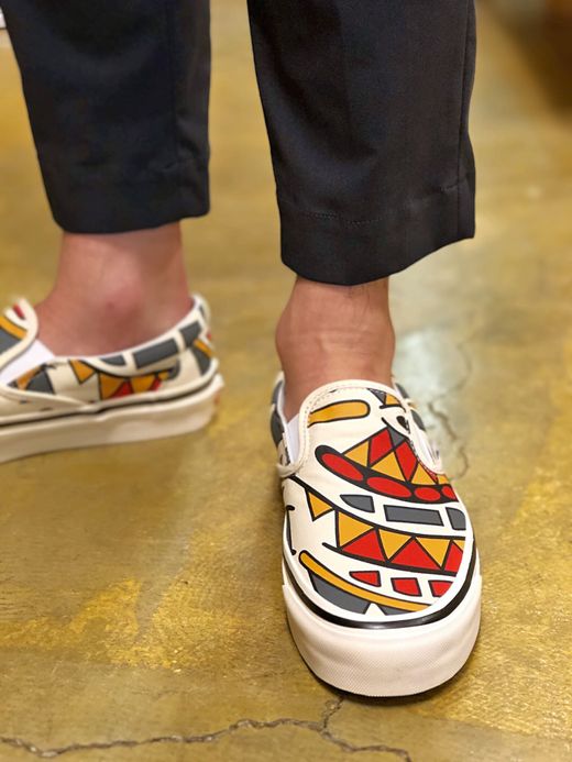 Vans Classic Slip-on 98 DX(Anaheim Factory) / OG white/hey mon!