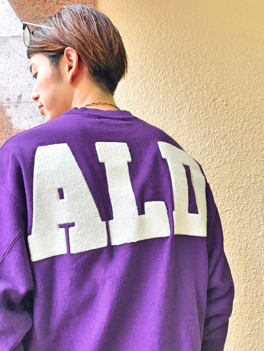 ALDIES ALD Wide Sweat / purple