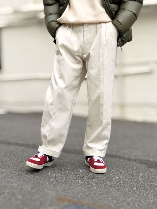 VOO VOO-955 / CORD SLACKS THICK / IVORY