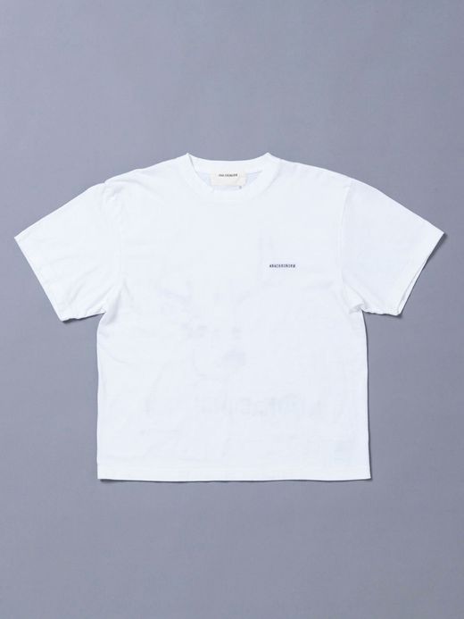 ANACHRONORM AN090 / STENCIL S/S T-S #1 / WHITE