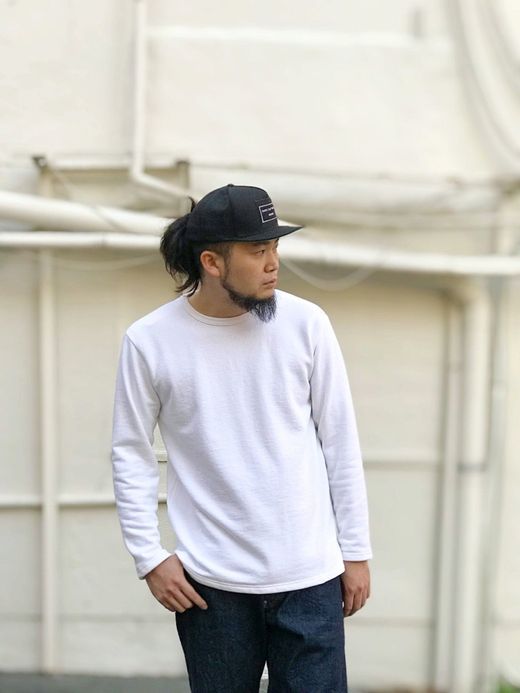 Spinner Bait 104AU / アメリカンドライ裏毛セットインクルーL/S / ホワイト