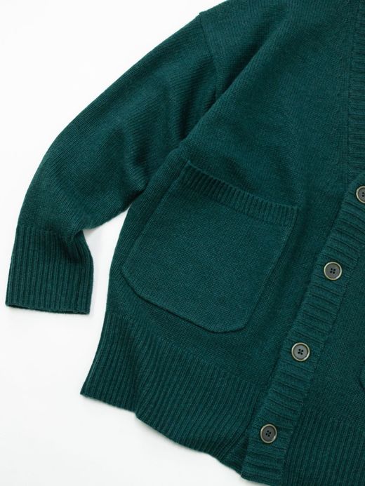 VOO VOO-1062 / FAT RIB CARDIGAN / Green