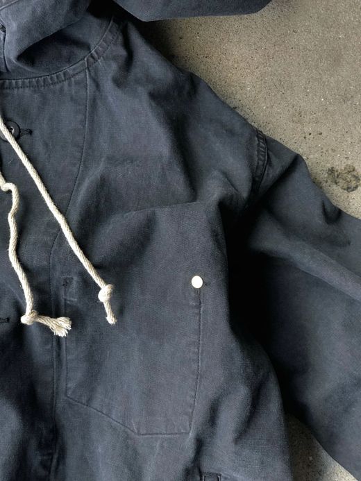 ANACHRONORM AN005 / HOODED PARKA COAT / BLACK