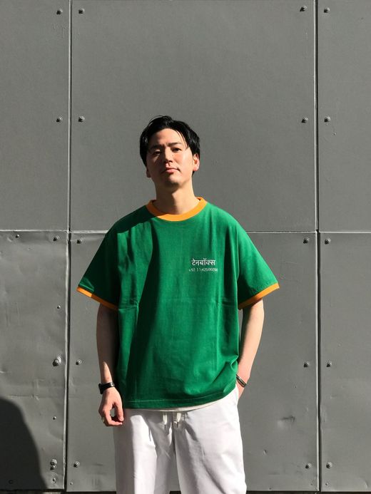 TENBOX OKAY BOSS!! TEE / GREEN/ORANGE