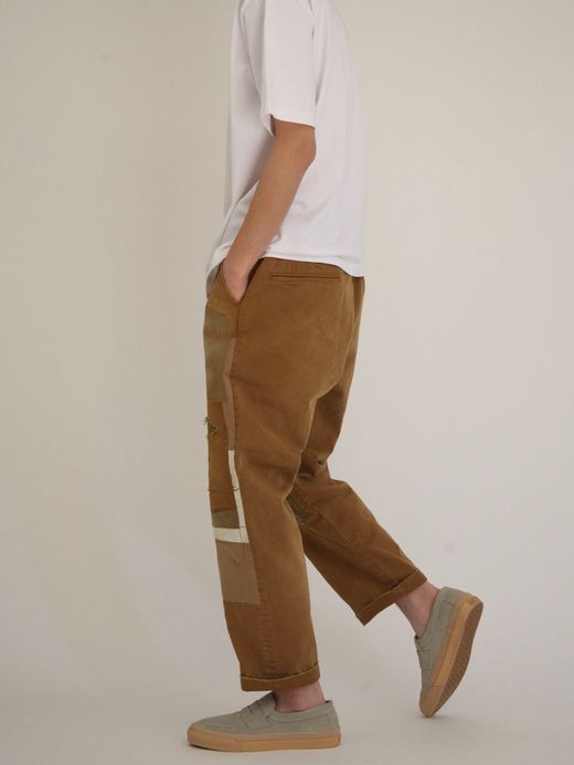 ANACHRONORM NM-TR02-PRW19 / ReMAKE TAPERED TROUSERS / CAMEL
