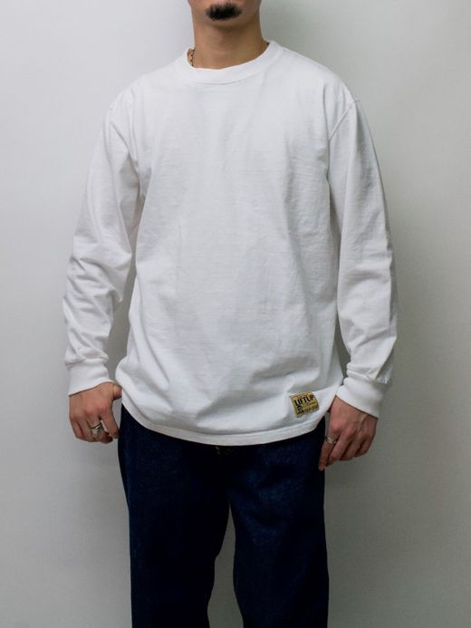 LIFT UP FTF-601 / MADE IN JAPAN HW L/S TEE / WHITE